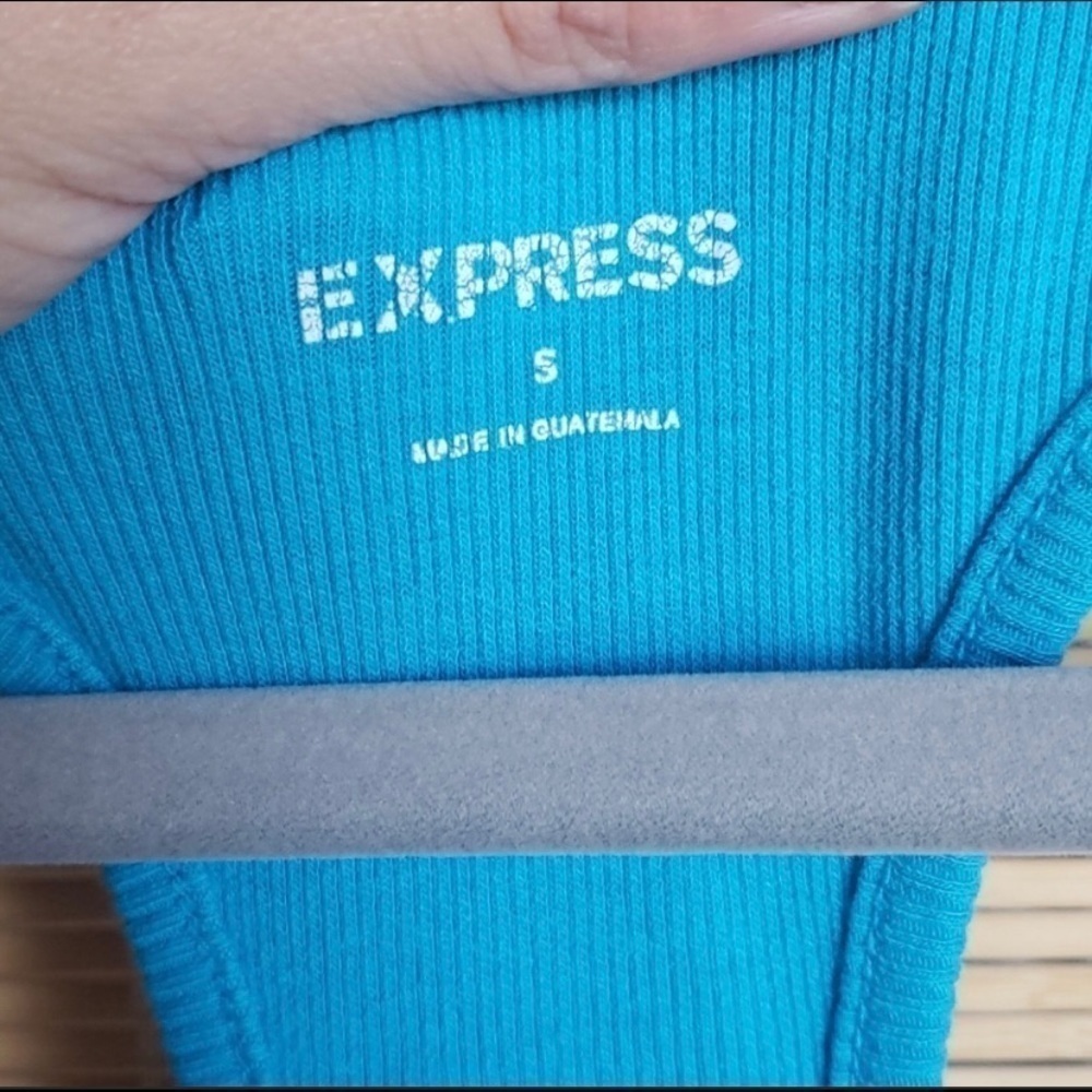 Express‎ blue cover up dress. Size Small - Picture 4 of 5